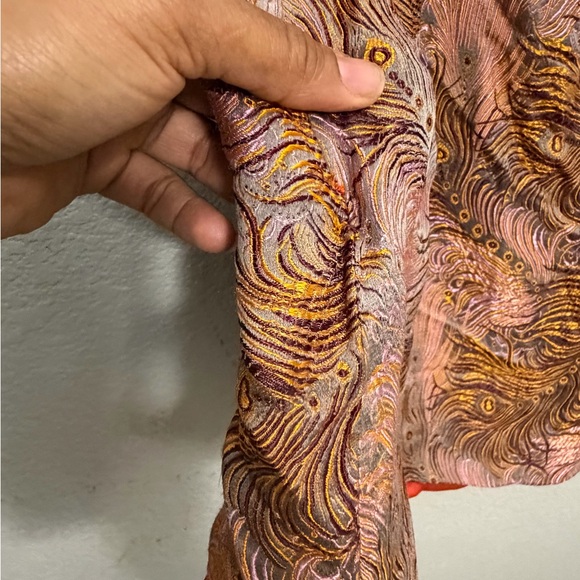 Kim Shui Brocade Mandarin Collar Mini DressStyle: Cheongsam-inspired mini dres - Picture 15 of 16